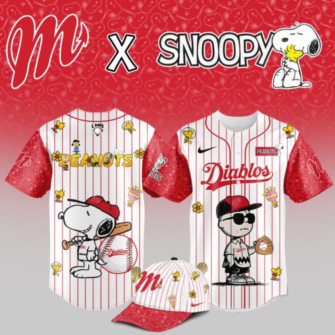 Exclusive Snoopy Baseball Jersey – Peanuts X Diablos Limited Edition