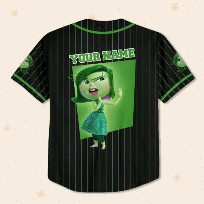 Customizable Inside Out Baseball Jersey For Kids, Youth & Adults – Unique Design, Add Your Name! - Image 4