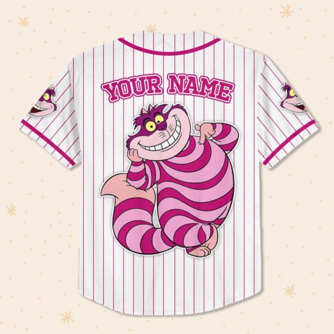 Custom Alice In Wonderland Baseball Jersey - Kids/Youth/Adult - Personalized Name & Number - Image 4