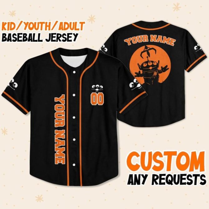 Custom Baseball Jersey For Kids/Youth/Adults - Personalize With Your Name & Number - Image 2