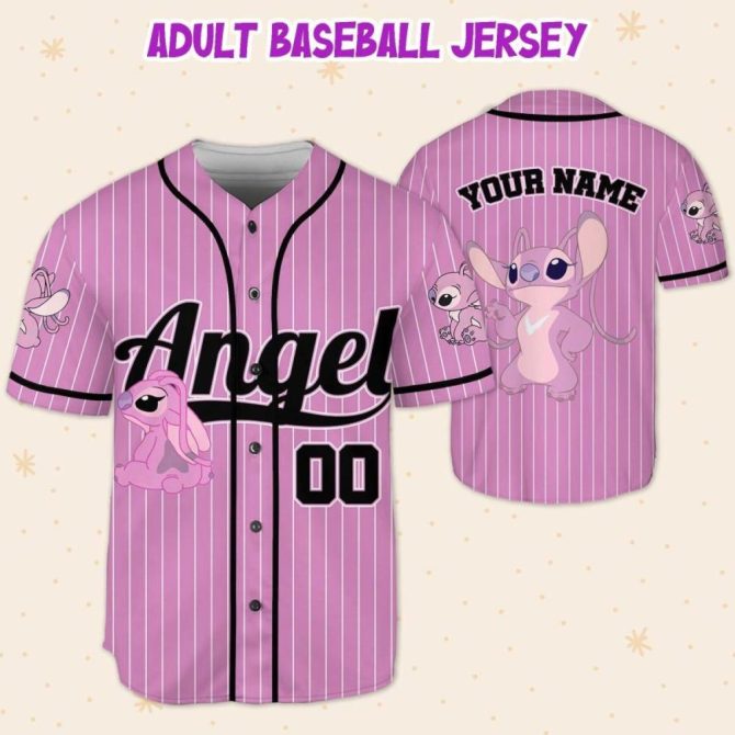 Custom Kids/Adult Pink Baseball Jersey - Personalized Name & Design Available! - Image 6