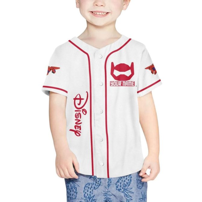 Custom Disney Baseball Jersey - Kids/Youth/Adult - Add Your Name & Number - Big Hero Design - Image 5