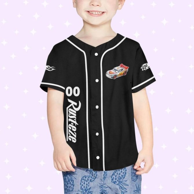 Custom Lightning Mcqueen Baseball Jersey - Kids/Youth/Adult Sizes Available - Image 5