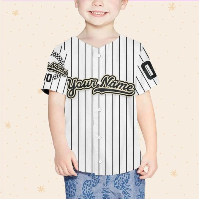 Customizable Baseball Jersey For Kids/Youth/Adults – Add Your Name & Number! - Image 5