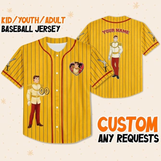 Customizable Youth/Adult Baseball Jersey - Add Any Name & Design!