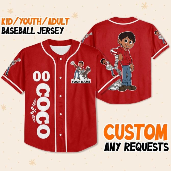 Custom Kid/Youth/Adult Baseball Jersey - Personalized With Your Name, Unique Design! - Image 2