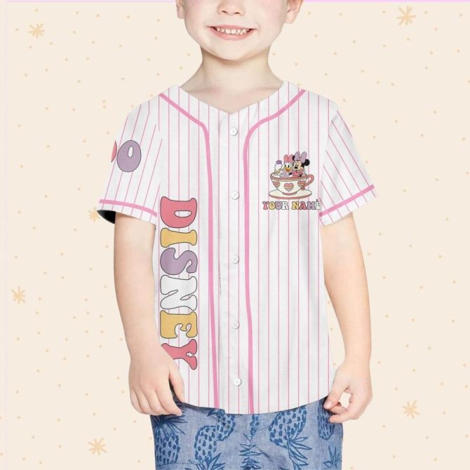 Custom Disney Baseball Jersey – Kids/Youth/Adult Sizes – Personalize With Your Name - Image 5
