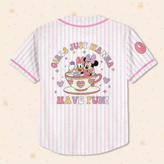 Custom Disney Baseball Jersey – Kids/Youth/Adult Sizes – Personalize With Your Name - Image 4