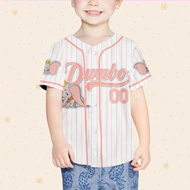 Custom Dumbo Baseball Jersey For Kids/Youth/Adults - Personalize It! - Image 5