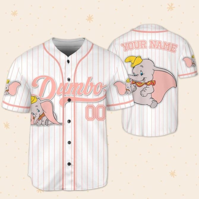 Custom Dumbo Baseball Jersey For Kids/Youth/Adults - Personalize It! - Image 6