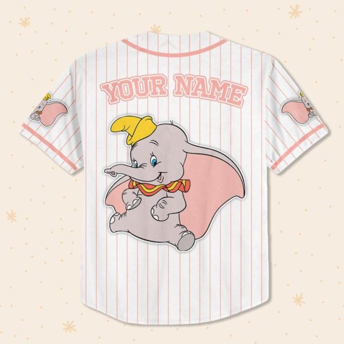 Custom Dumbo Baseball Jersey For Kids/Youth/Adults - Personalize It! - Image 4