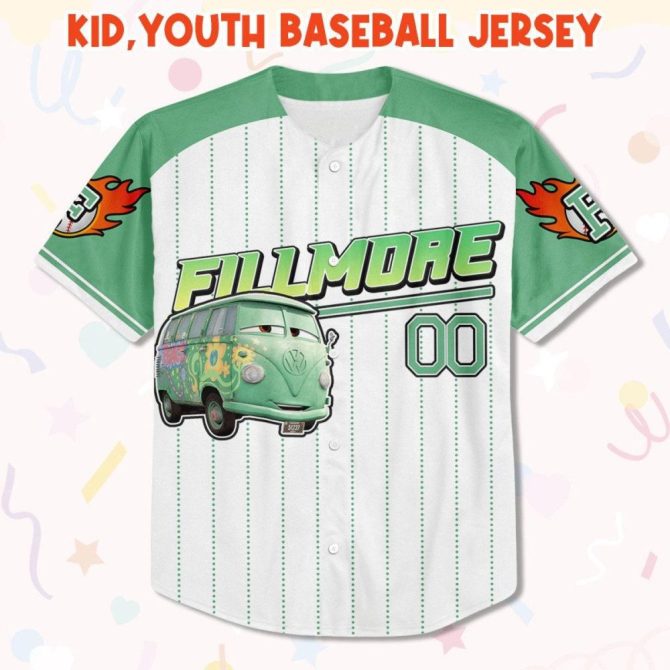 Customizable Fillmore Baseball Jersey – Personalized Name & Number For Kids, Youth, Adults - Image 3