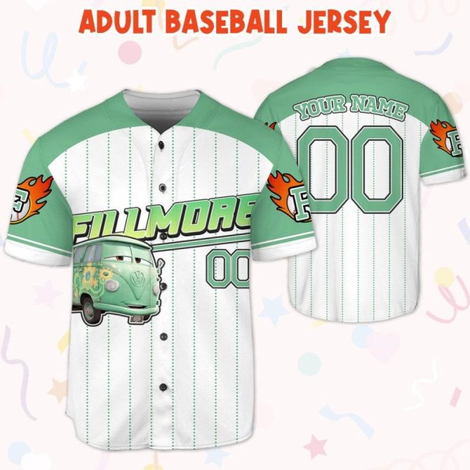 Customizable Fillmore Baseball Jersey – Personalized Name & Number For Kids, Youth, Adults - Image 6