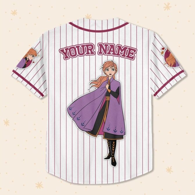 Custom Frozen Baseball Jersey For Kids/Youth/Adults - Add Your Name, Perfect Gift! - Image 4