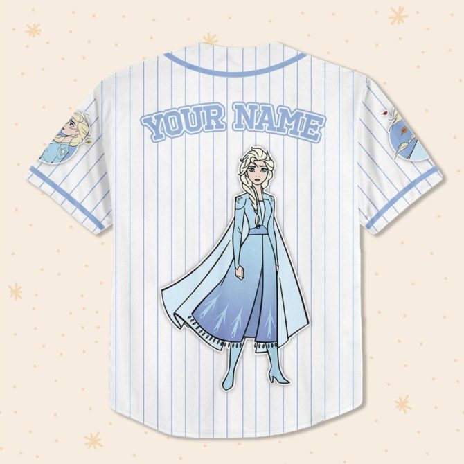Custom Frozen Baseball Jersey For Kids/Youth/Adults - Personalize Your Name! - Image 4