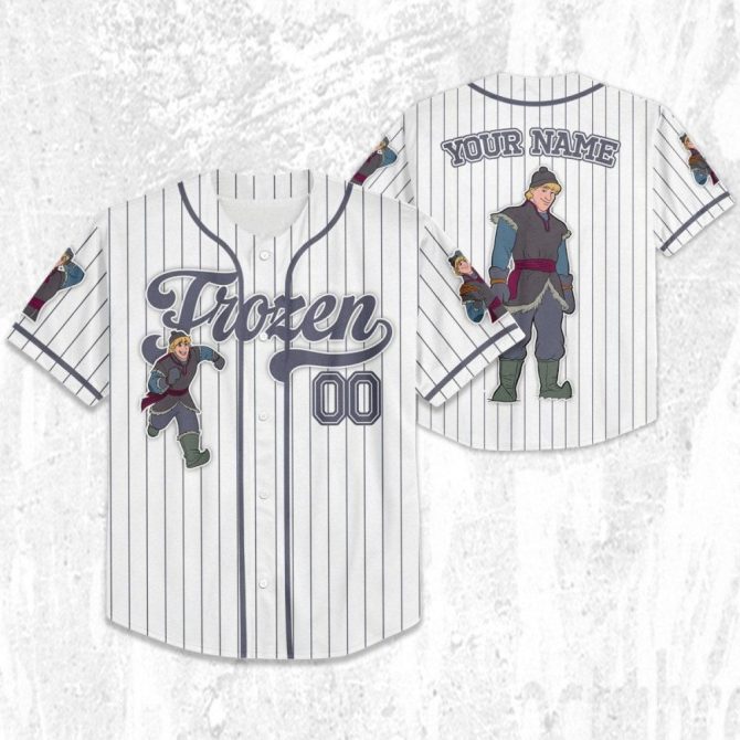 Custom Frozen Baseball Jersey - Personalize For Kids/Adults - Unique Gift Idea! - Image 3