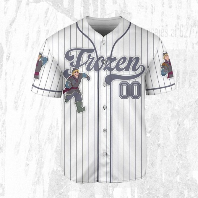 Custom Frozen Baseball Jersey - Personalize For Kids/Adults - Unique Gift Idea! - Image 4