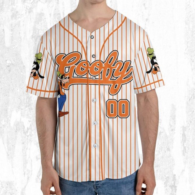 Customizable Goofy Baseball Jersey For Kids/Youth/Adults - Personalize Your Name! - Image 6