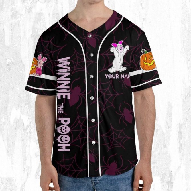 Custom Halloween Baseball Jersey – Personalize For Kids/Youth/Adults – Spooky Fun Design! - Image 6