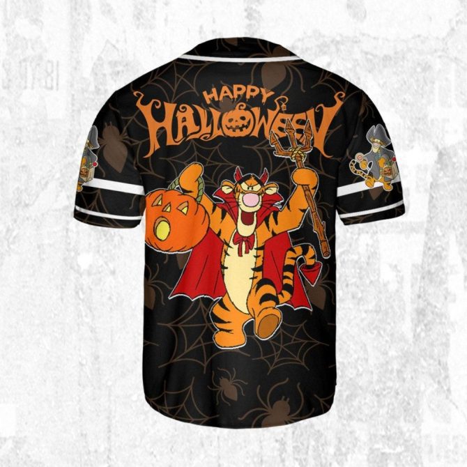 Custom Halloween Winnie The Pooh Baseball Jersey - Kids/Adults, Personalize Yours! - Image 5