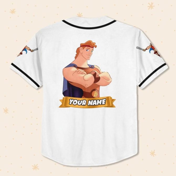 Custom Hercules Baseball Jersey For Kids/Youth/Adults - Personalized Design - Image 4