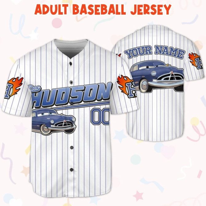 Customizable Doc Hudson Baseball Jersey - Kids, Youth, Adult Sizes - Personalize Your Look! - Image 6