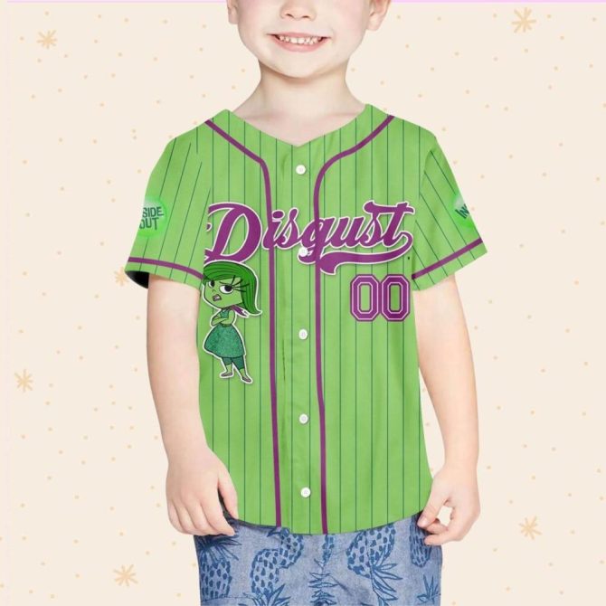 Custom Kids/Youth/Adult Baseball Jersey - Personalized Name - Fun Green Design - Image 5