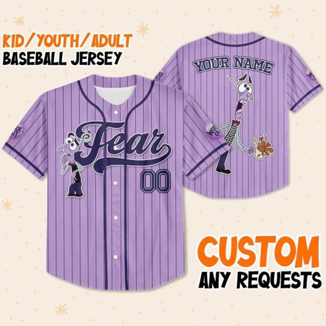 Custom Kid/Youth/Adult Baseball Jersey - Personalized Name & Design Options, Perfect Gift! - Image 2