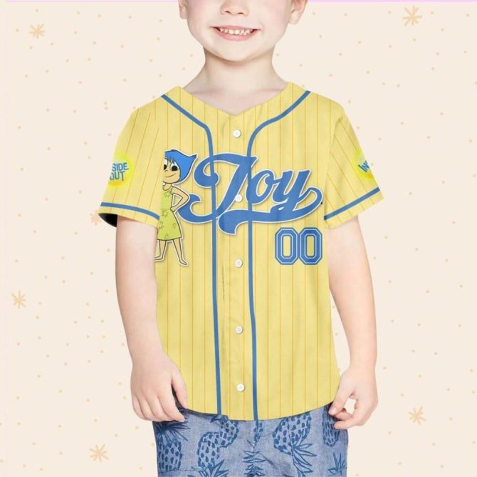 Customizable Joy Baseball Jersey For Kids, Youth & Adults - Add Your Name! - Image 5