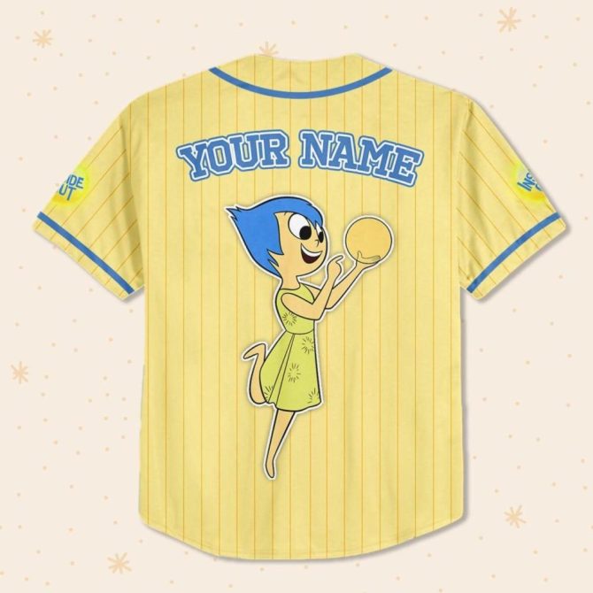 Customizable Joy Baseball Jersey For Kids, Youth & Adults - Add Your Name! - Image 4