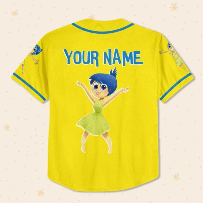 Custom Inside Out Baseball Jersey – Personalized Kids/Youth/Adult Sizes - Image 4
