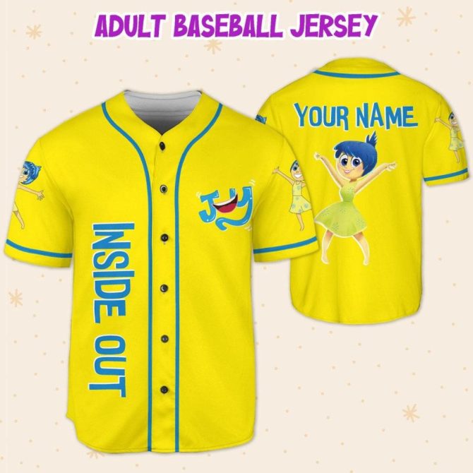 Custom Inside Out Baseball Jersey – Personalized Kids/Youth/Adult Sizes - Image 6