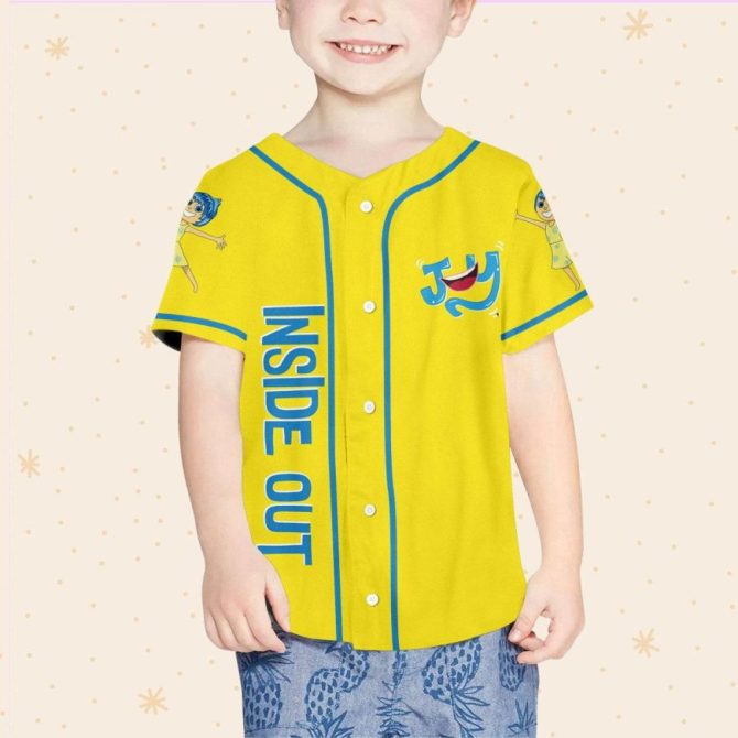 Custom Inside Out Baseball Jersey – Personalized Kids/Youth/Adult Sizes - Image 5