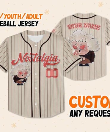 Custom Nostalgia Baseball Jersey For Kids/Youth/Adults - Personalized Name & Design