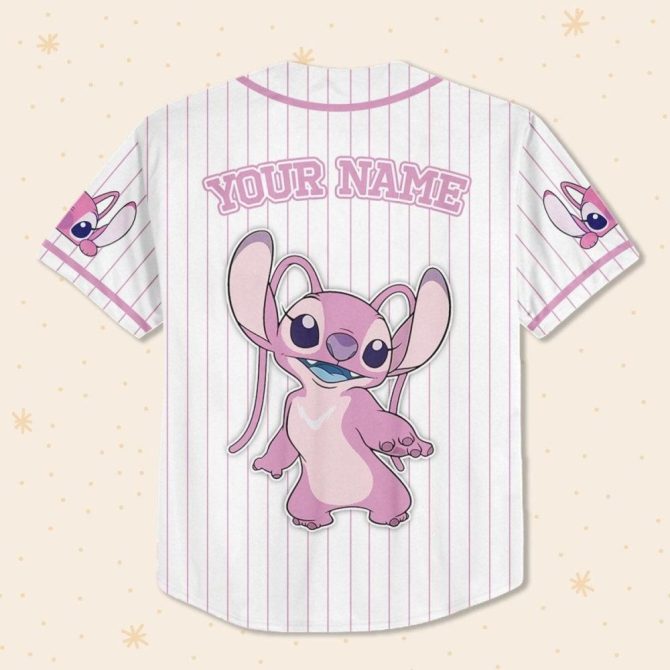 Customizable Angel Baseball Jersey For Kids/Youth/Adults - Unique Personalized Gift! - Image 3