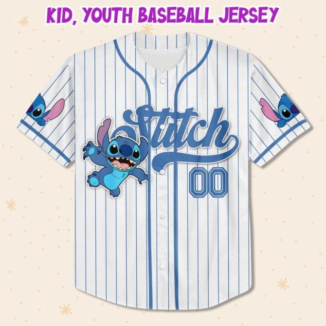 Custom Stitch Baseball Jersey For Kids/Youth/Adults – Personalized Sportswear Gift - Image 3