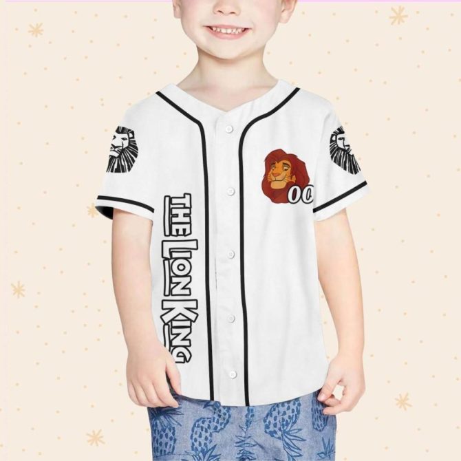 Custom Lion King Baseball Jersey - Kids/Youth/Adult Sizes - Add Your Name! - Image 5