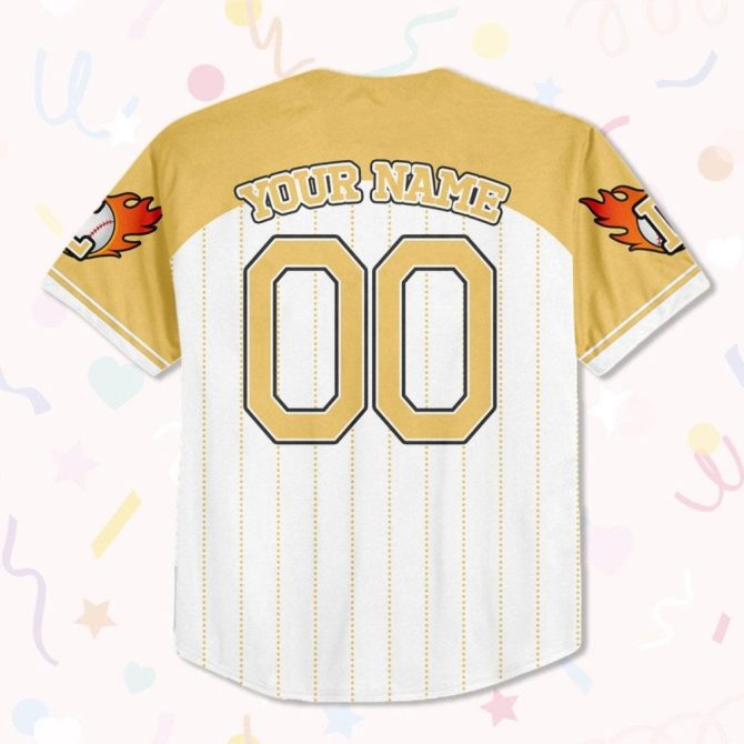 Customizable Kids/Adult Baseball Jersey With Fun Car Design - Personalize Name & Number! - Image 4