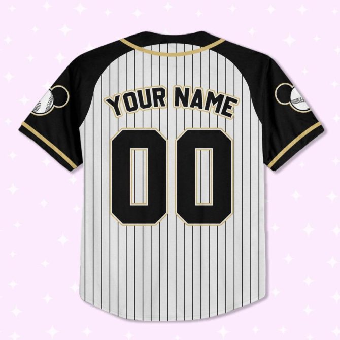 Customizable Mickey Baseball Jersey For Kids/Youth/Adults - Personalized Name & Number - Image 4