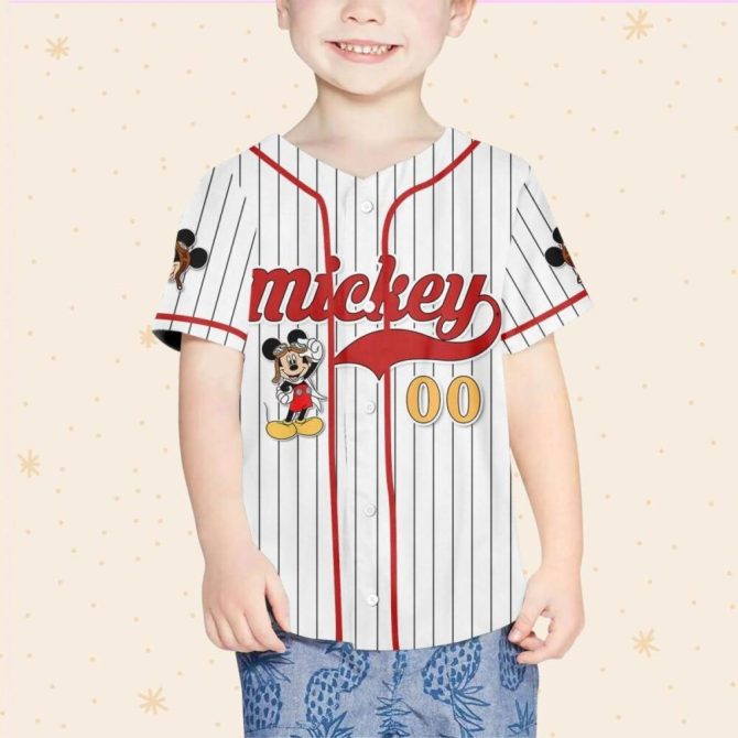Custom Mickey Baseball Jersey - Personalized For Kids, Youth & Adults - Unique Gift! - Image 5