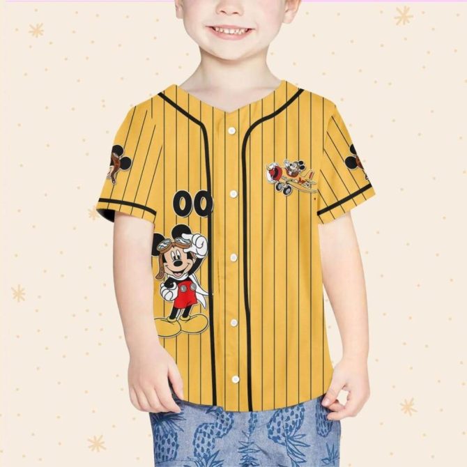 Customizable Mickey Baseball Jersey For Kids/Youth/Adults - Perfect Gift! - Image 5