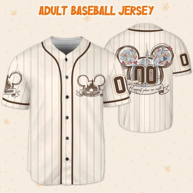 Custom Disney-Inspired Baseball Jersey - Kids/Youth/Adult Sizes – Personalize Your Style! - Image 6