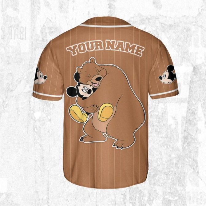 Personalized Mickey Baseball Jersey - Custom Name & Size For Kids/Youth/Adults - Image 5