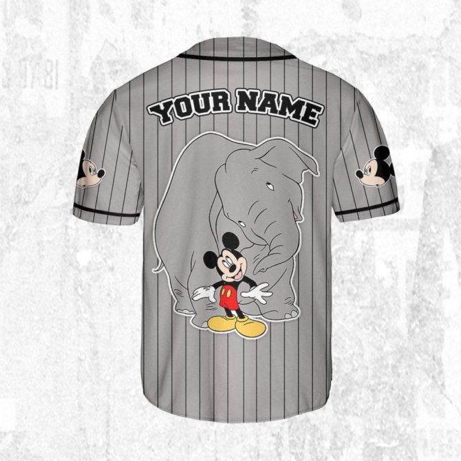 Customizable Mickey Baseball Jersey - Personalized For Kids/Adults - Add Your Name! - Image 5