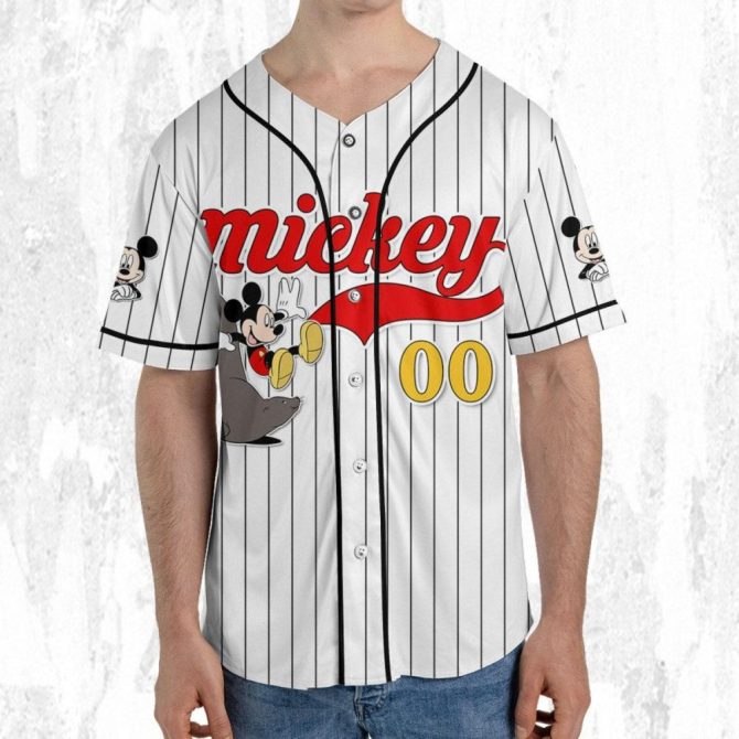 Customize Your Own Mickey Baseball Jersey - Kids, Youth & Adults Available! - Image 6