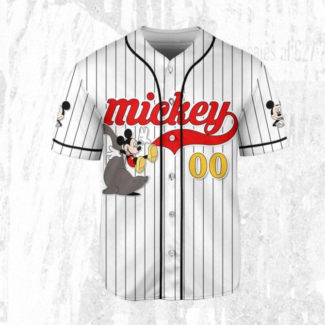 Customize Your Own Mickey Baseball Jersey - Kids, Youth & Adults Available! - Image 4
