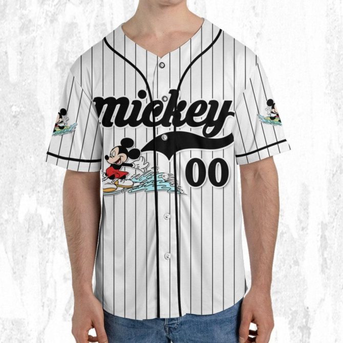 Customizable Mickey Baseball Jersey For Kids/Youth/Adults – Personalized Sports Apparel - Image 6