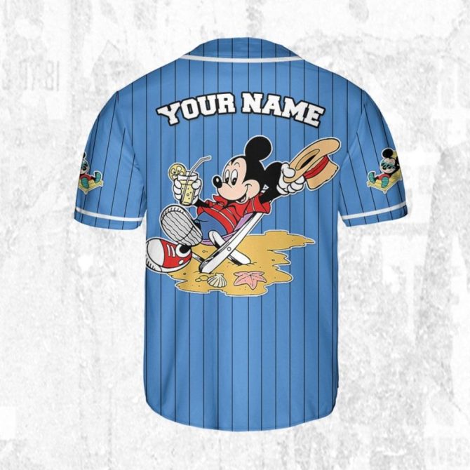 Customizable Mickey Baseball Jersey For Kids/Adults - Personalize Your Name! - Image 5