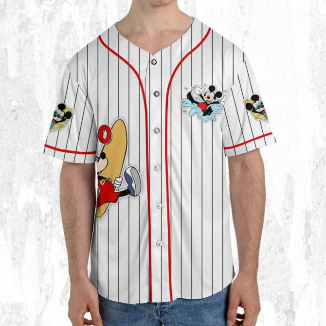 Customizable Mickey Baseball Jersey – Personalize For Kids, Youth & Adults! - Image 6