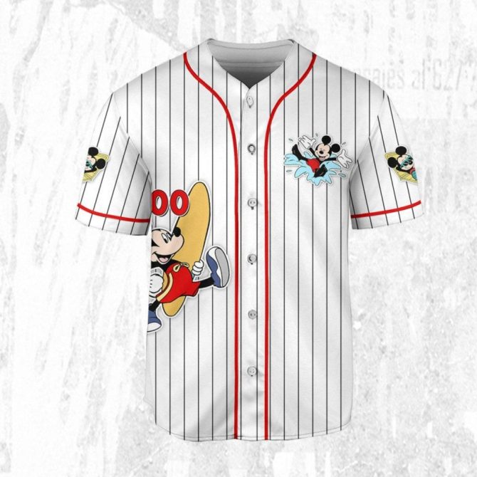 Customizable Mickey Baseball Jersey – Personalize For Kids, Youth & Adults! - Image 4